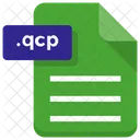 QCP、ファイル、シート アイコン