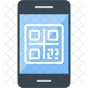 Qr Code Code Mobile Icône