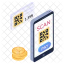 Quick Response Code Matrix Barcode Qr Code Icon