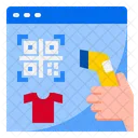 Qrcode Payment Shopping Icon