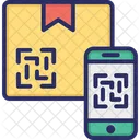 Qr Code Scanner Logistic Box Icon