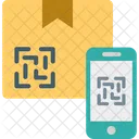 Qr Code Scanner Logistic Box Icon