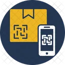 Qr Code Scanner Logistic Box Icon