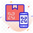 Qr Code Scanner Logistic Box Icon