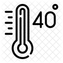 Quarante Celsius Meteo Icône