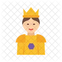 Queen Crown King Icon