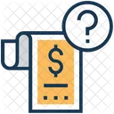 Query Dollar Receipt Icon