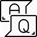 답변 질문 자주 묻는 질문 아이콘