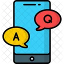 Question Answer Answer Speech Bubble Icon