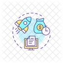 Quick loan process  Icon