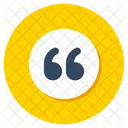 Quotes Quotation Marks Speech Marks Icon