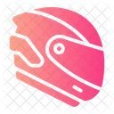 Racing Helmet Head Security Icon