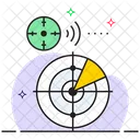 Radiolocation Cosmic Radar Direction Finding Icon