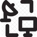 Radar Satellit Schussel Symbol