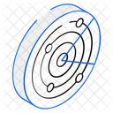 Radiolocation Radar Copernican System Icon