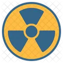 Radiactivo Nuclear Signo Icono