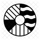 Radial Diagramme Diagramme Circulaire Icône