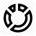 Radial Diagramme Diagramme Circulaire Icône