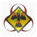 Radiation Nuclear Radioactive Icon