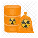 Radiation Waste Danger Icon