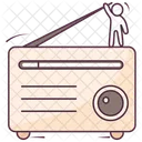 Radio Radio Broadcast Vintage Communication Icon