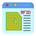 Identification Frequency Rfid Icon