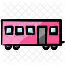 Railroad Car Railway Coach Train Icon