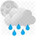 Clouds Moon Night Icon