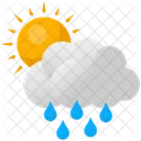 Clouds Rain Sun Icon