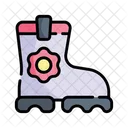 Rain Boots Spring Tree Icon