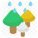 Shower Drizzle Heavy Rain Icon