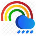 Rainbow Cloud Spring Icon