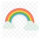 Rainbow Sun Cloud Icon