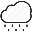 비 날씨 구름 아이콘