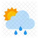 Cloud Forecast Raining Icon