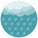 Raining Cloud Weather Icon