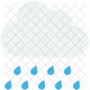 Raining Cloud Weather Icon