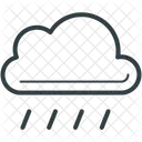 비 날씨 구름 아이콘