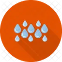 Rainy Rain Drop Icon