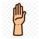 Raise Hand Raising Finger Hand Icon