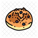 Raisin Bun Food Icon