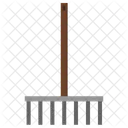 Rake Gardening Tool Icon