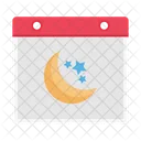 Ramadan Calendar Timetable Icon