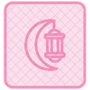 Ramadan Banner Duotone Line Icon 아이콘