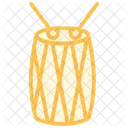 Ramadan Drummer Duotone Line Icon アイコン