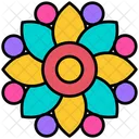 Rangoli Decoration Celebration Icon