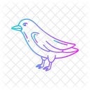 Raven Gradient Animals Halloween Icon