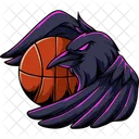 Raven Bird Basketball Symbol