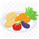 Raw Vegetable Organic Vegetable Icon