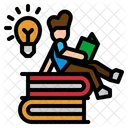 Reading Book Student Icon